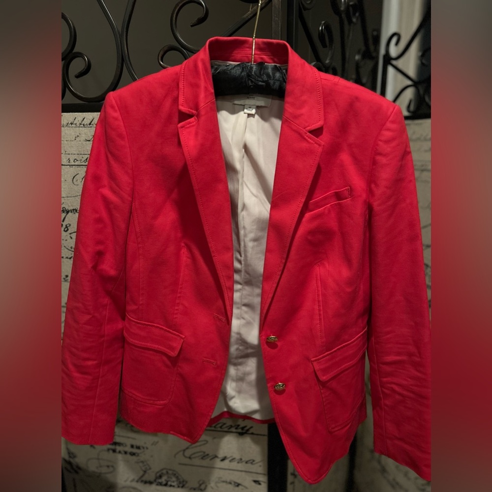 Banana Republic Captains Blazer || Red || 4P